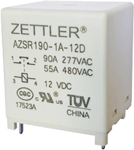 Zettler Electronics AZSR190T-1A-24DL PCB relay 24 V DC 100 1 maker 1 pc(s)