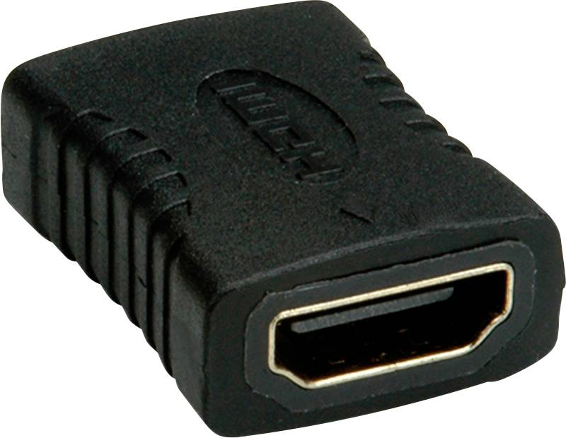 Roline 12.03.3151 Adapter [1x HDMI socket - 1x HDMI socket] Black