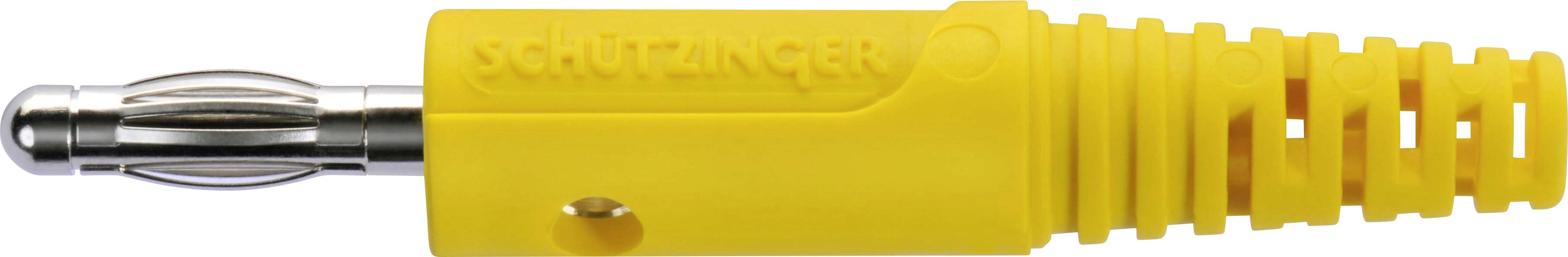 Schützinger DI FK 8 S Ni / GE Spring-loaded plug Yellow