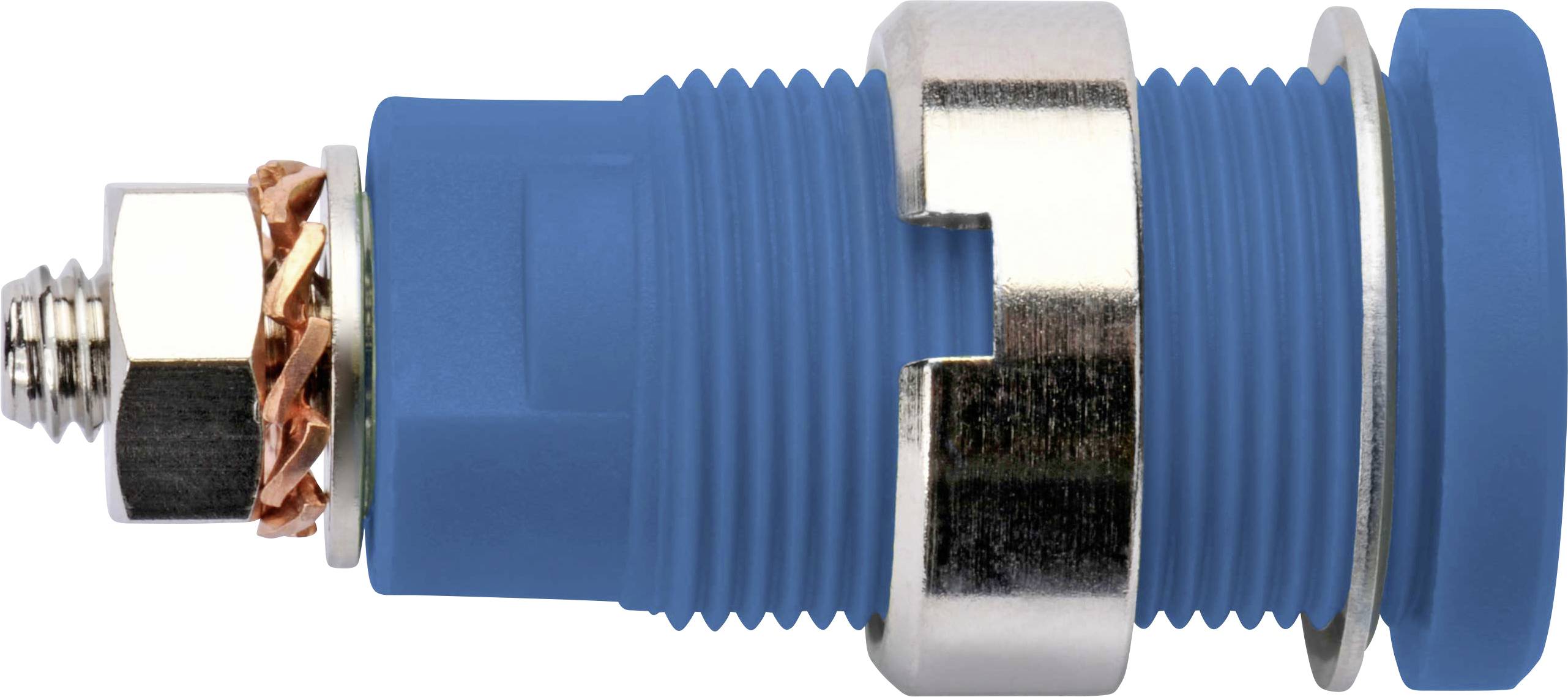 Schützinger DI SEB 6445 Ni / BL Safety socket Blue