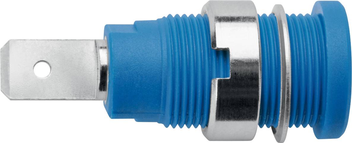 Schützinger DI SEB 6452 Ni / BL Safety socket Blue