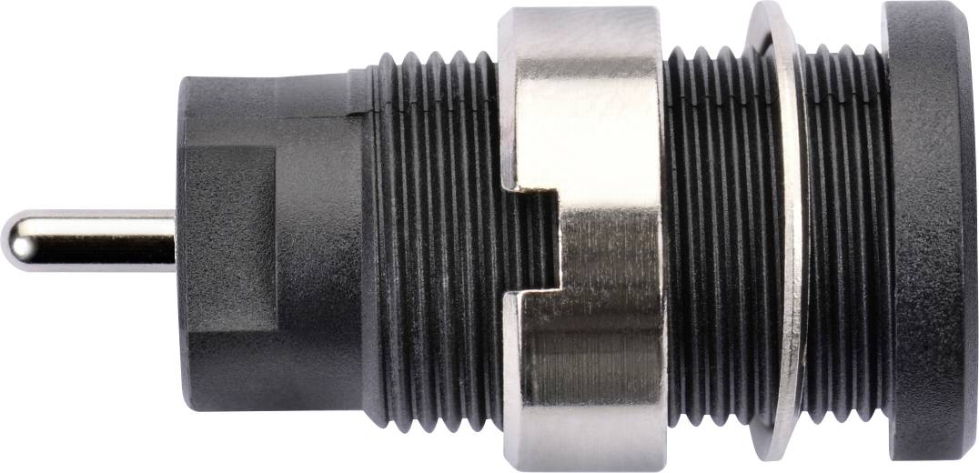 Schützinger DI SEB 8632 Ni / SW Safety socket Black