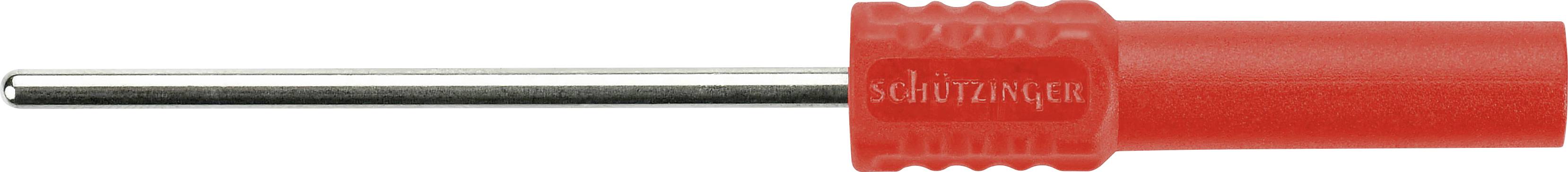 Schützinger LB 4-2 S Ni / 40 / RT Jack socket Red 1 pc(s)