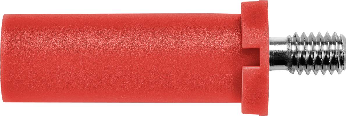 Schützinger SFK 8465 Ni / M4 / 7 / RT Spring-loaded safety connector Red 1 pc(s)