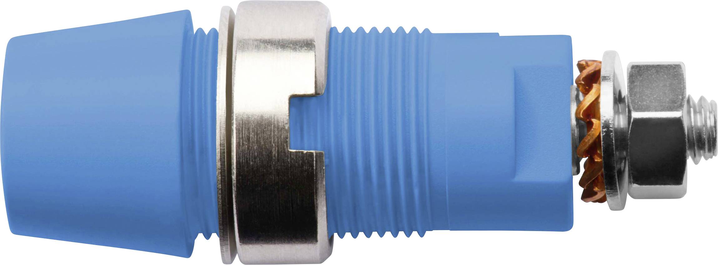 Schützinger DI SAB 6922 Ni / BL Safety surface-mount socket Blue 1 pc(s)