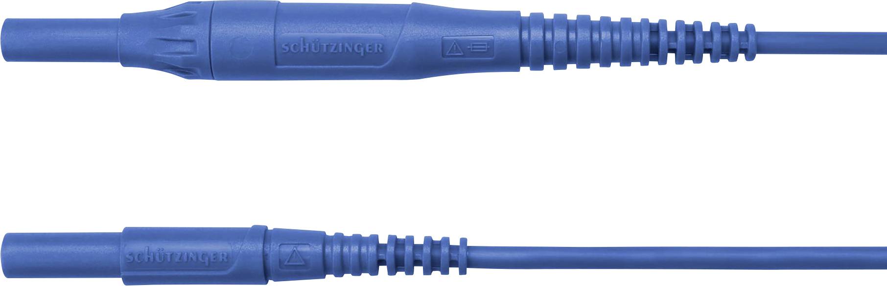 Schützinger MSFK B441 / 1 / 100 / BL Test lead 4 mm plug 4 mm plug Blue 1 pc(s)