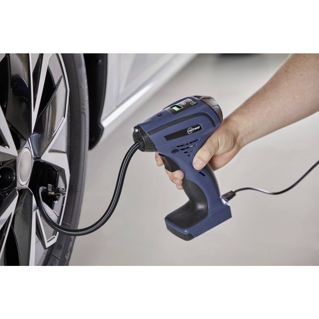 cartrend 10728 Compressor 8.3 bar Digital display, Auto turn-off