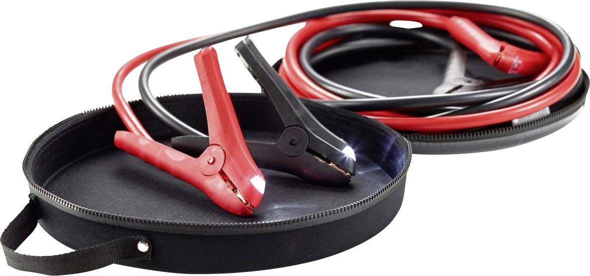 AEG Jump lead Duralumin 3.50 m Illuminated clamps, Surge protected