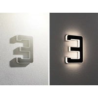 Paulmann 79844 Solar-powered illuminated house numbers 0.20 W Warm white Black Paulmann 79844 Solar-powered illuminated house numbers 0.20 W Warm white Black