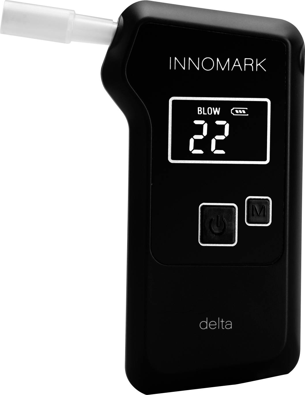 ACE INNOMARK delta Breathalyser Black 0.07 up to 4.00 ‰ Incl. display