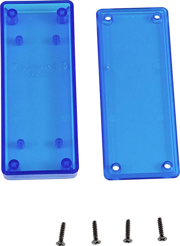 Hammond Electronics 1551UUTBU Universal enclosure 100 x 40 x 15 Acrylonitrile butadiene styrene Blue (transparent) 1 pc(s)