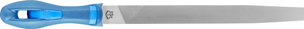 PFERD 11216258 Workshop file flat-tip cut 3 incl. ergonomic file handle for fine machining and finishing Length 250 mm 1 pc(s)