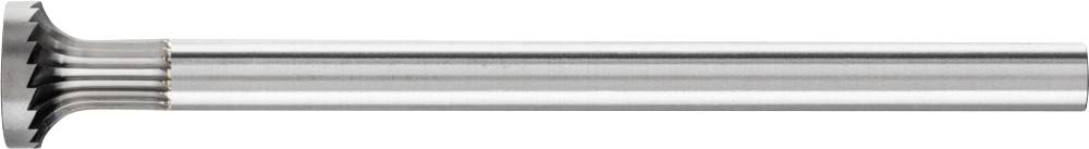 A metallic milling cutter with multiple blades, primarily used for the precise machining of materials in industry.