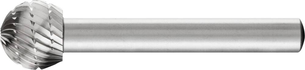 Ball-nosed milling cutter, suitable for precision work in metalworking and engraving.