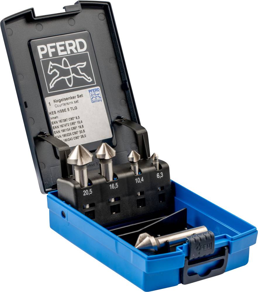PFERD SET KES HSSE DIN 335 C90° 5 25202156 Countersink set HSS 1 pc(s)