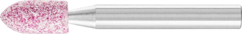 A cylindrical milling tool with a pink grinding head, used for surface machining of materials.