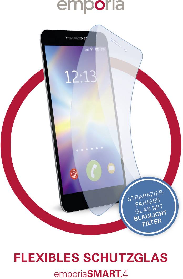 Emporia PROT-HGLAS-S4-BLF Glass screen protector SMART.4 1 pc(s) PROT-HGLAS-S4-BLF