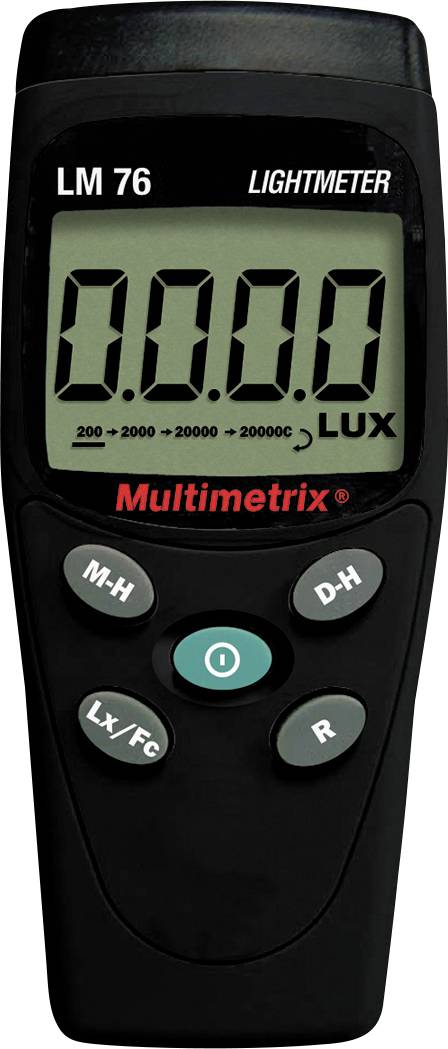 Multimetrix P06236201 LM 76 Lux meter 0 - 200000 lx