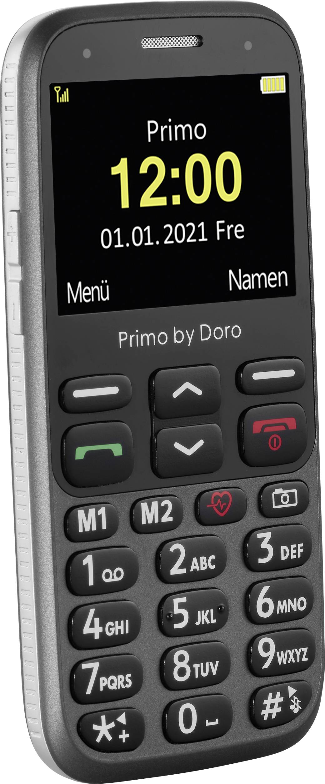 Primo by DORO 368 Big button mobile phone Panic button Graphite