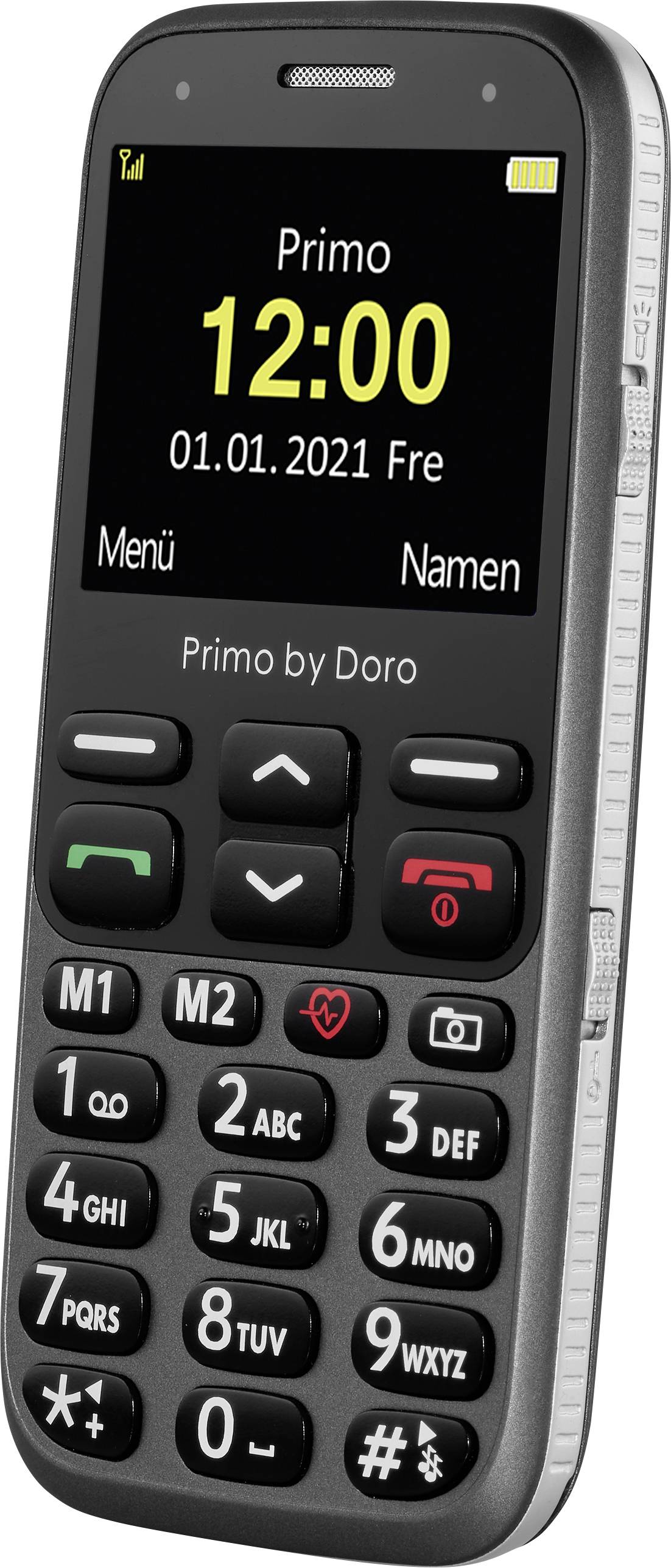 Primo by DORO 368 Big button mobile phone Panic button Graphite