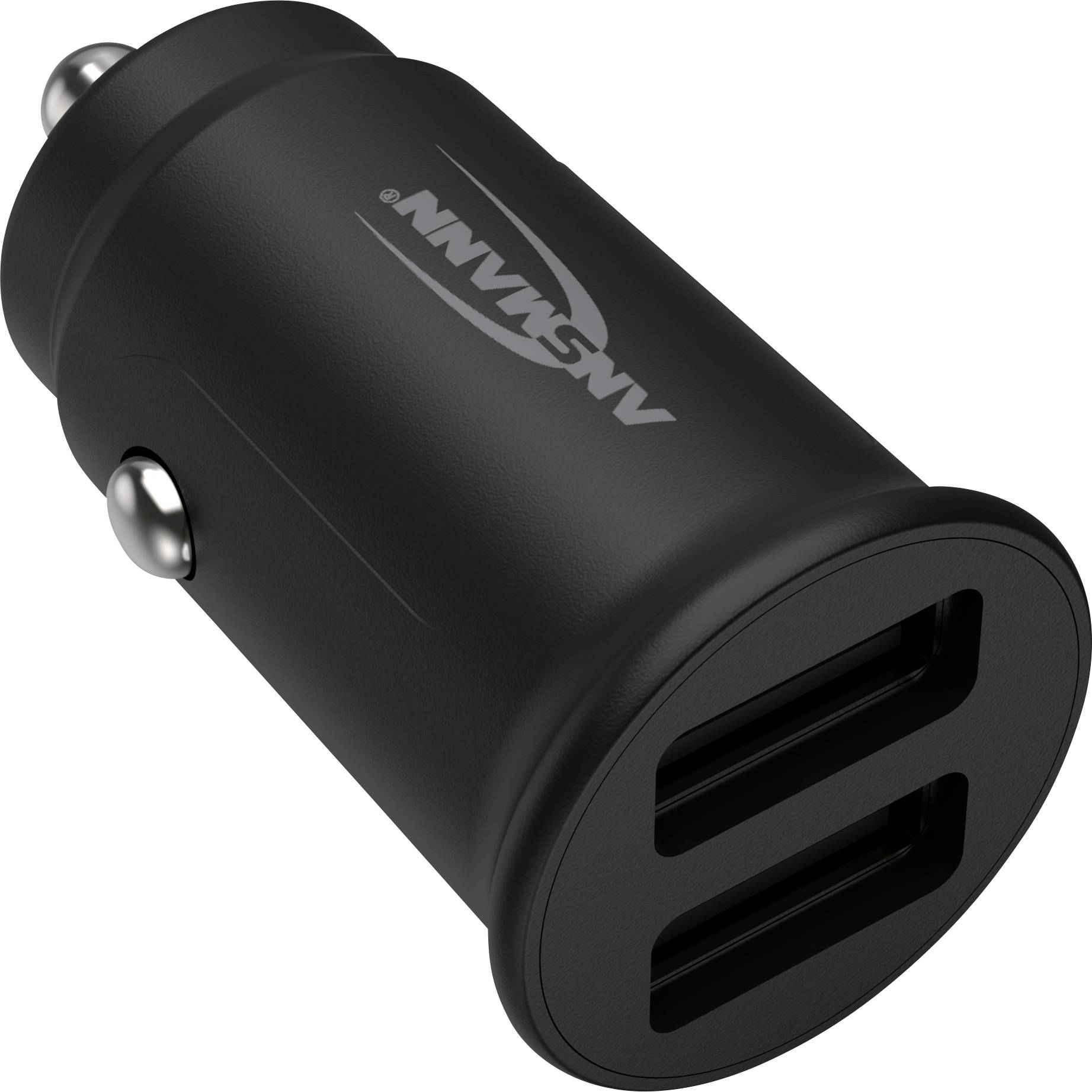 Ansmann InCar Charger CC212 USB charger 12 W 2x USB-A Black Car, HGV