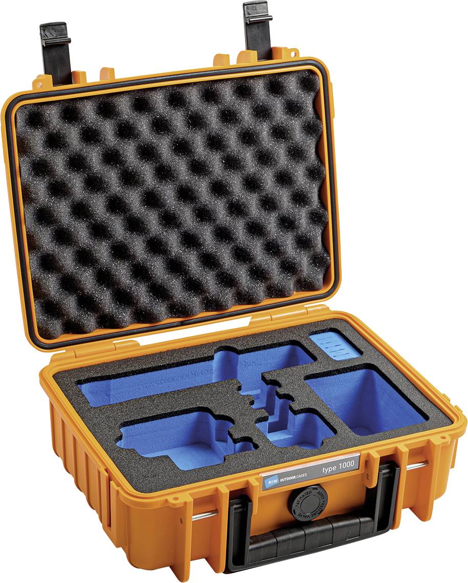 B & W International outdoor.cases Typ 1000 Camera case Internal dimensions (W x H x D)=250 x 95 x 175 mm Waterproof