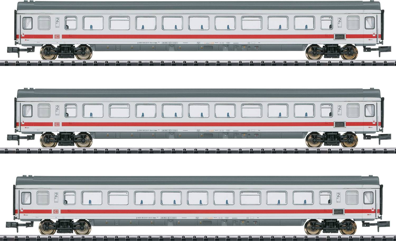 MiniTrix T18216 Express train wagon 3er-Set "IC 2013" of DB AG