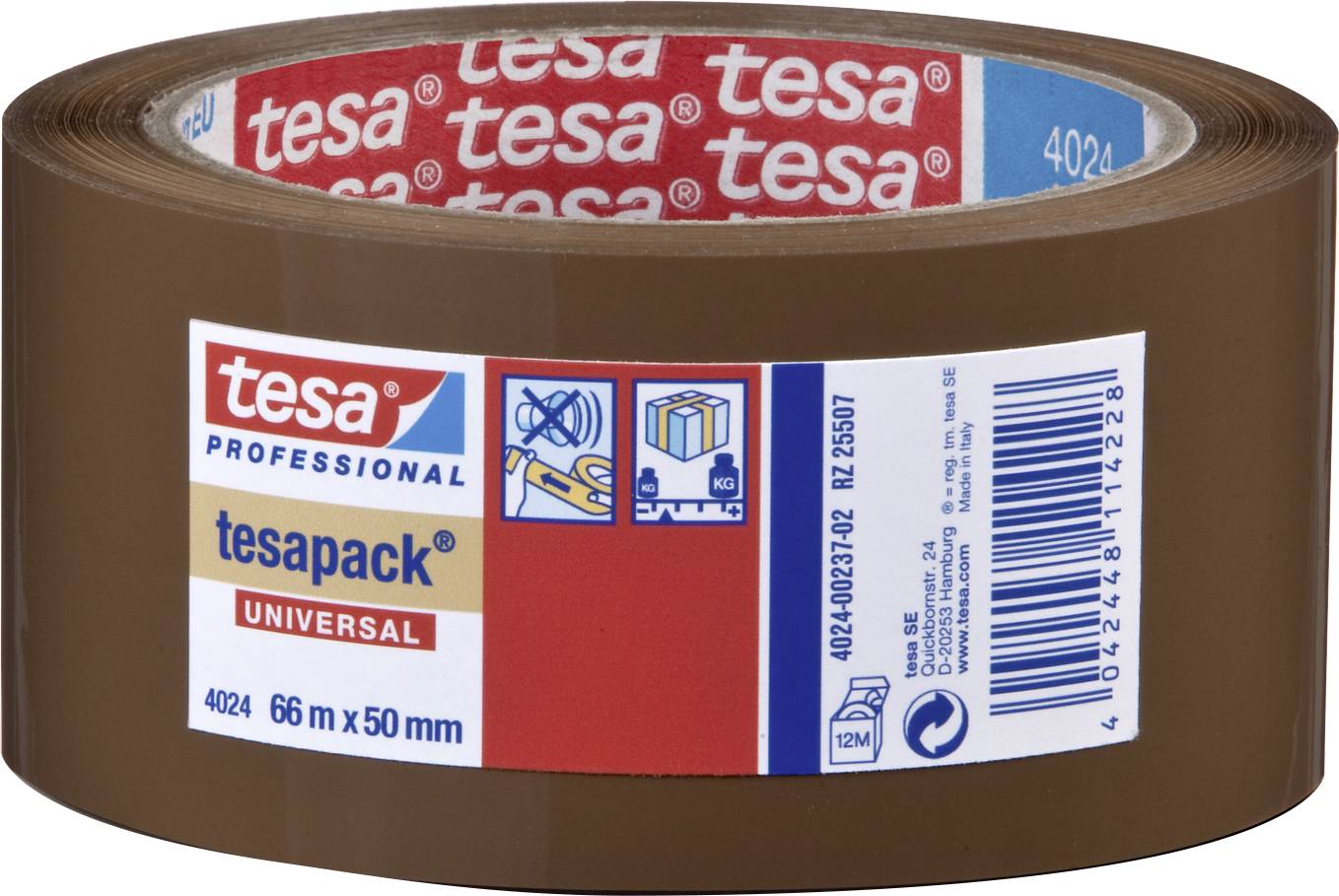 'Brown adhesive tape roll with 