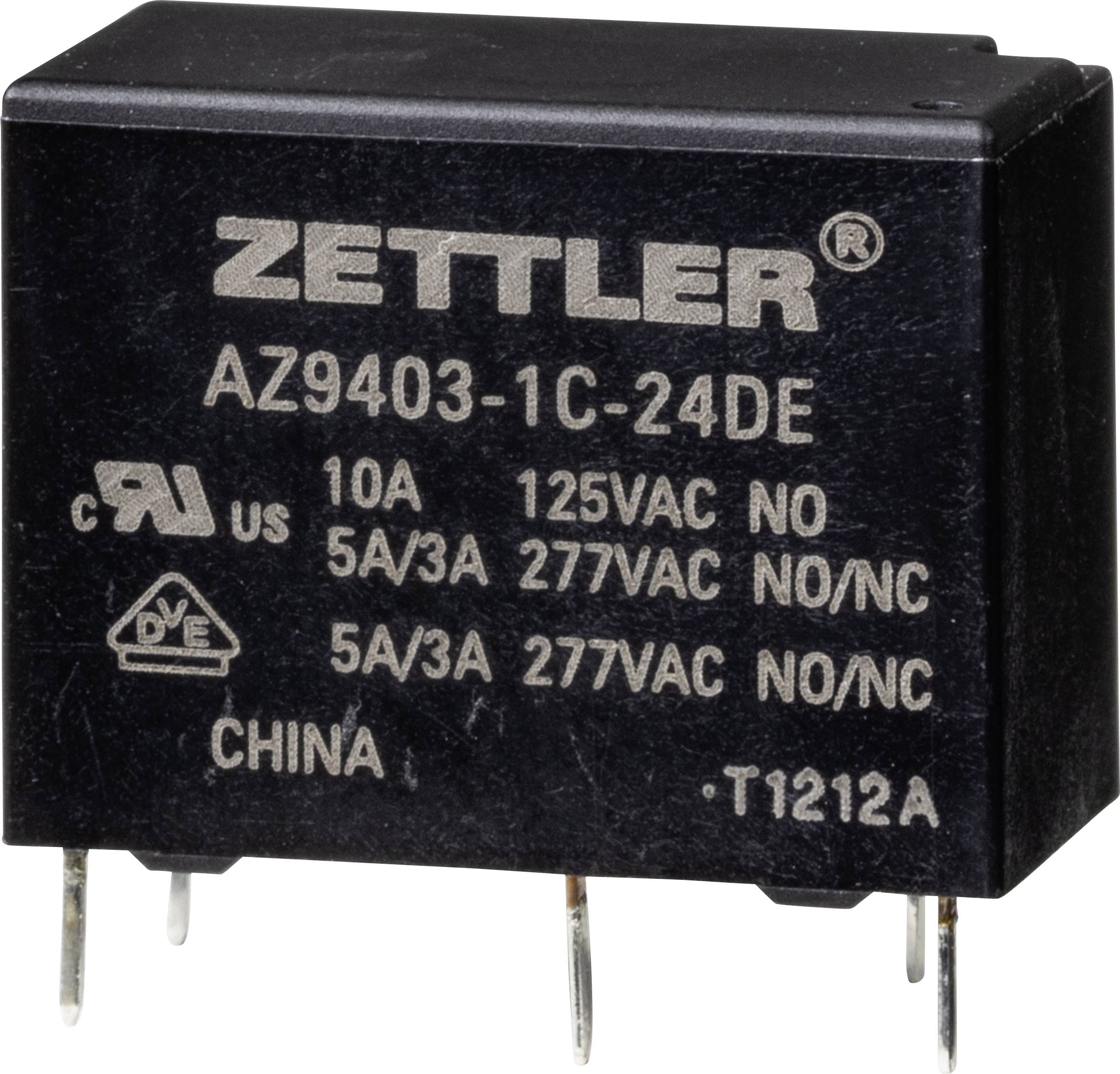 Zettler Electronics AZ9403-1C-24DE Power relay 24 V DC 5 A