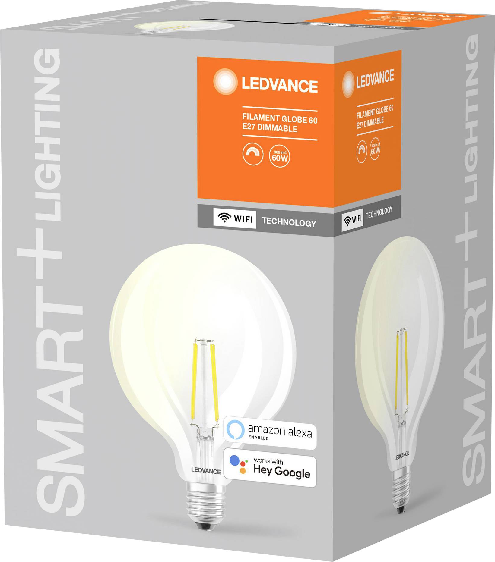 LEDVANCE SMART+ EEC: E (A - G) SMART+ Filament Globe E-27 6 W Warm white