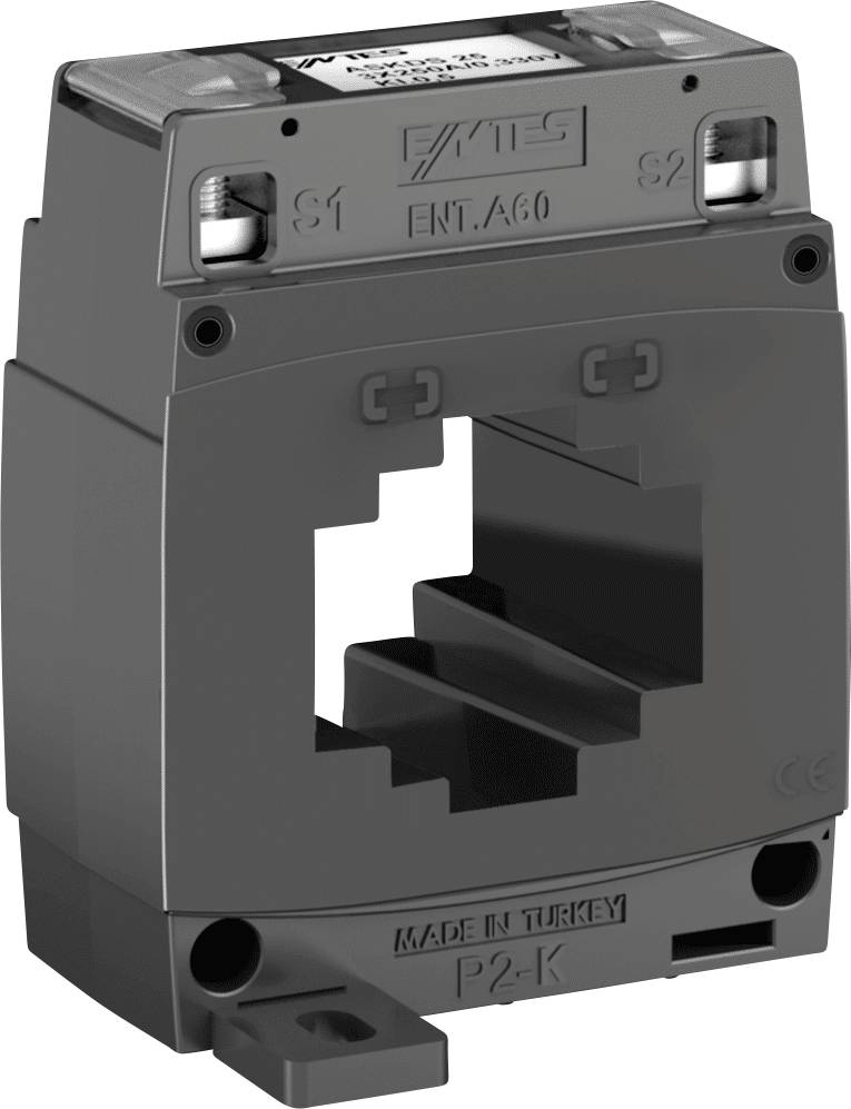 ENTES ENT.A60 600/5 ENT.A60 600/5 Current transformer attachment Primary current 600 A Secondary current 5 A Line feed-through