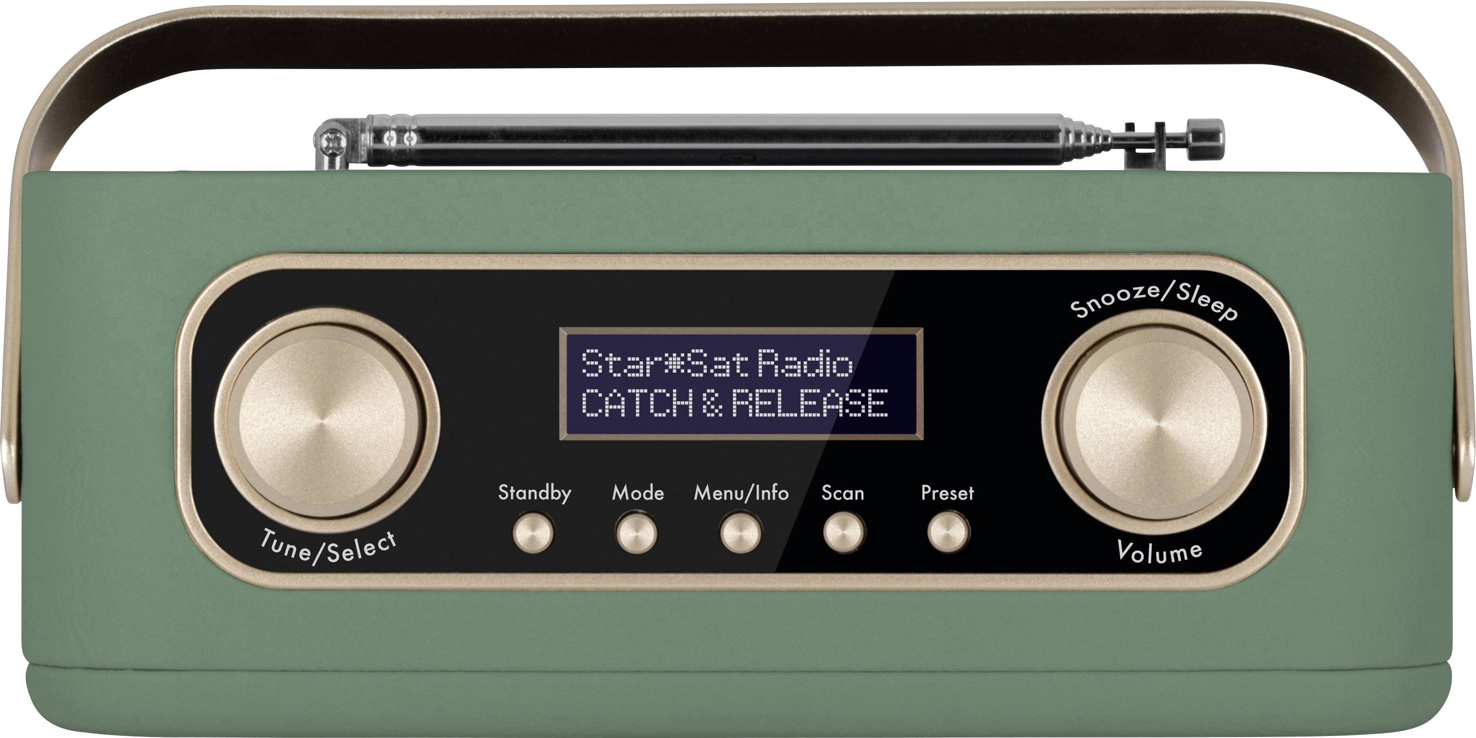 Nordmende Transita 30 Desk radio DAB+, FM Bluetooth Alarm clock Green