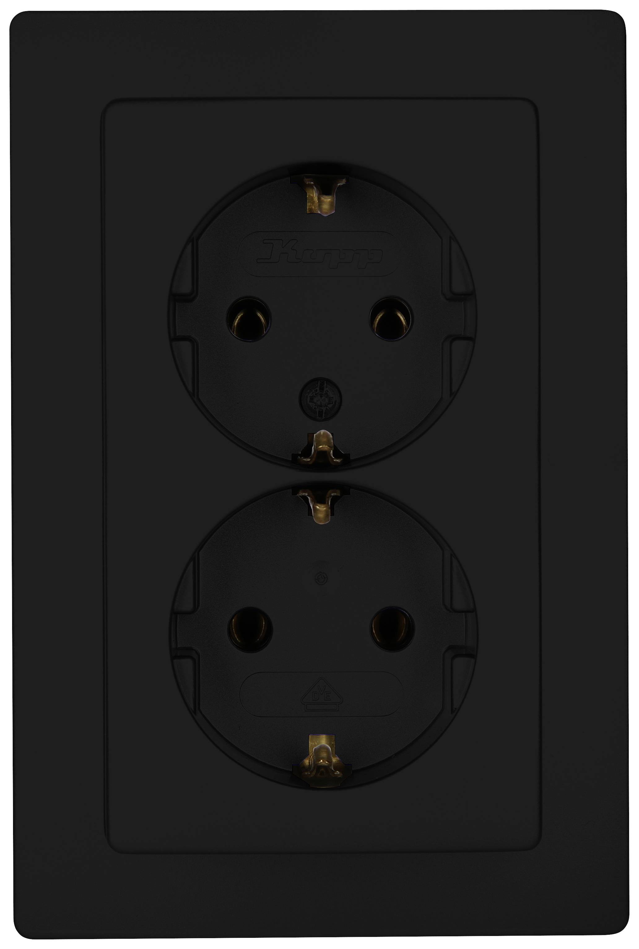 Kopp Insert Socket Paris Black (matt) 920950089 1 pc(s)