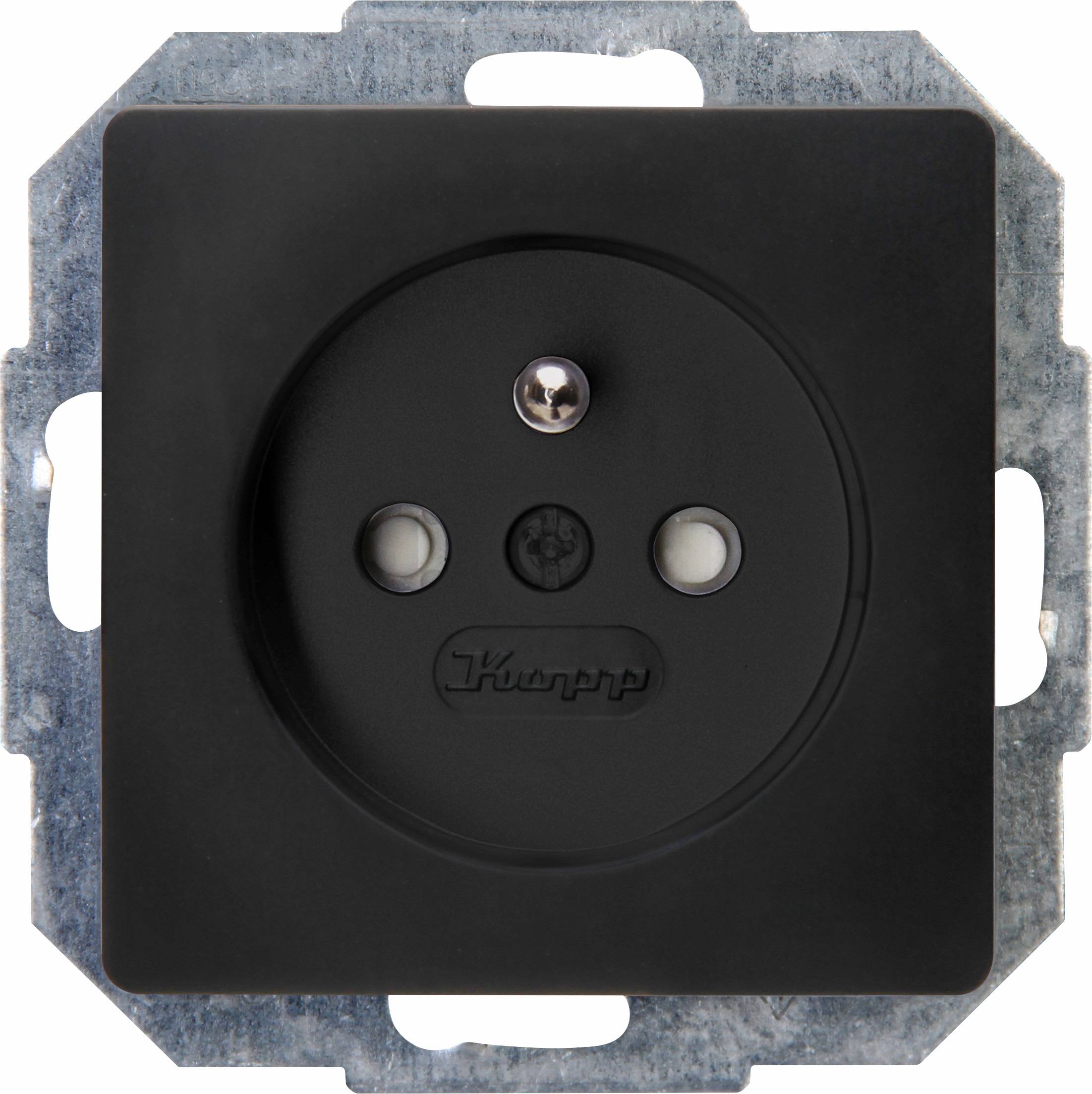 Kopp Insert Socket Paris Black (matt) 921150086 1 pc(s)