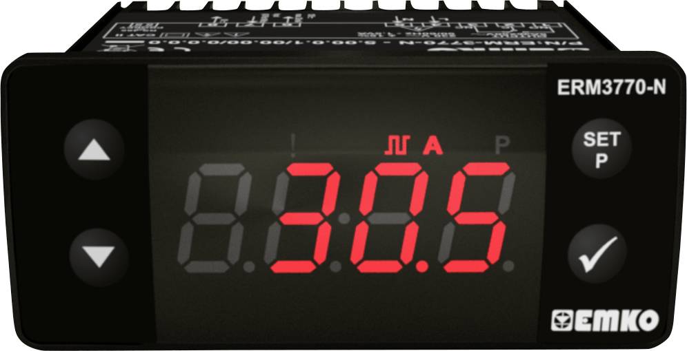 Digital display of a temperature controller shows '30.5'.