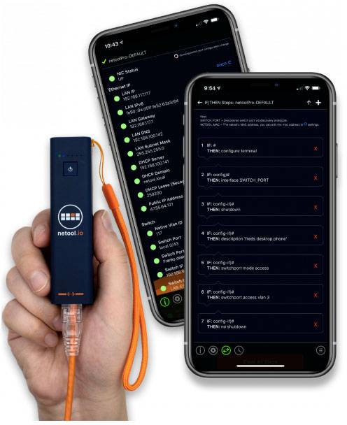 Network cable tester Netool IO netool.io pro