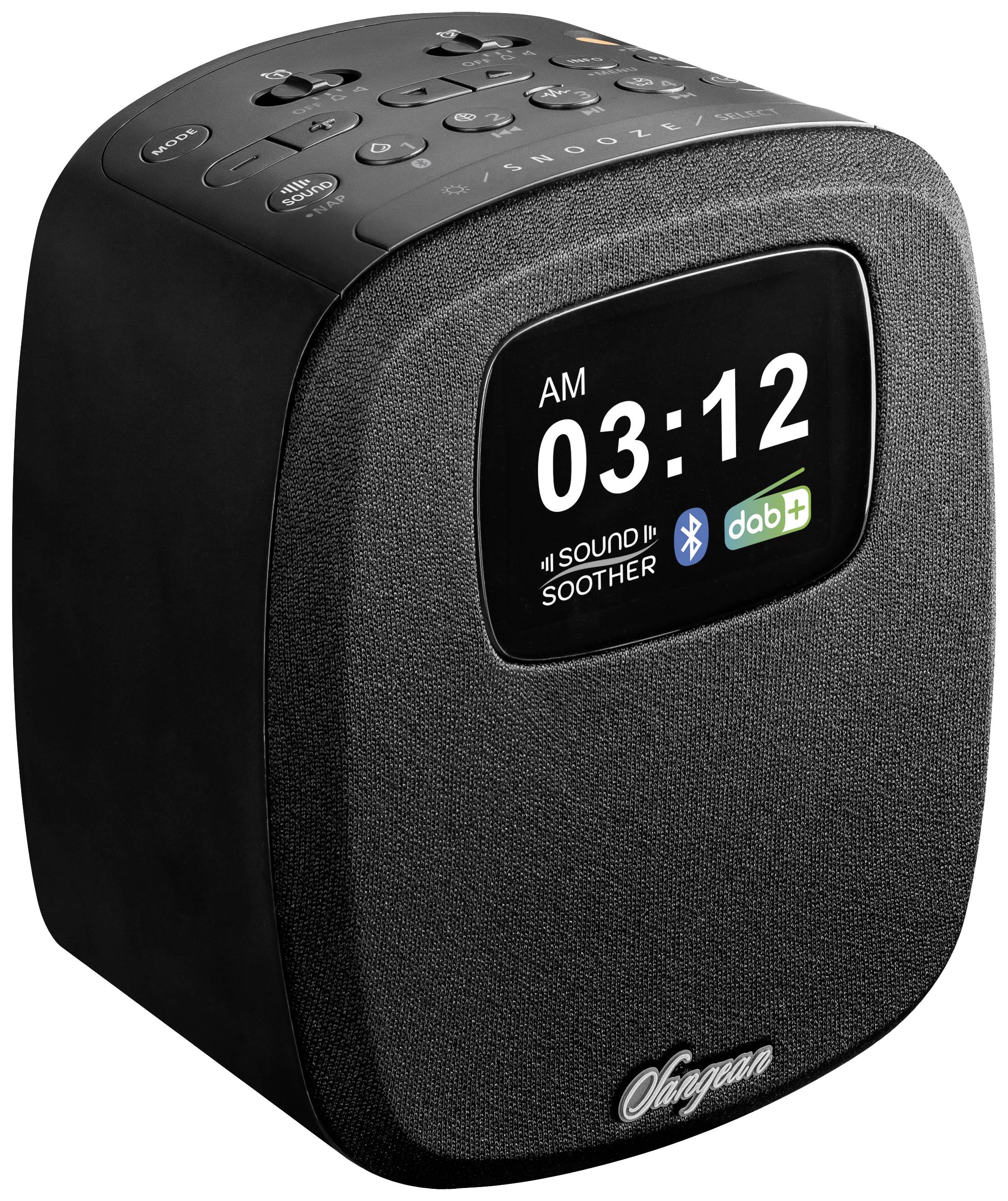 Sangean DCR-83 Desk radio DAB+, FM AUX, Bluetooth, USB Battery charger, Alarm clock Black