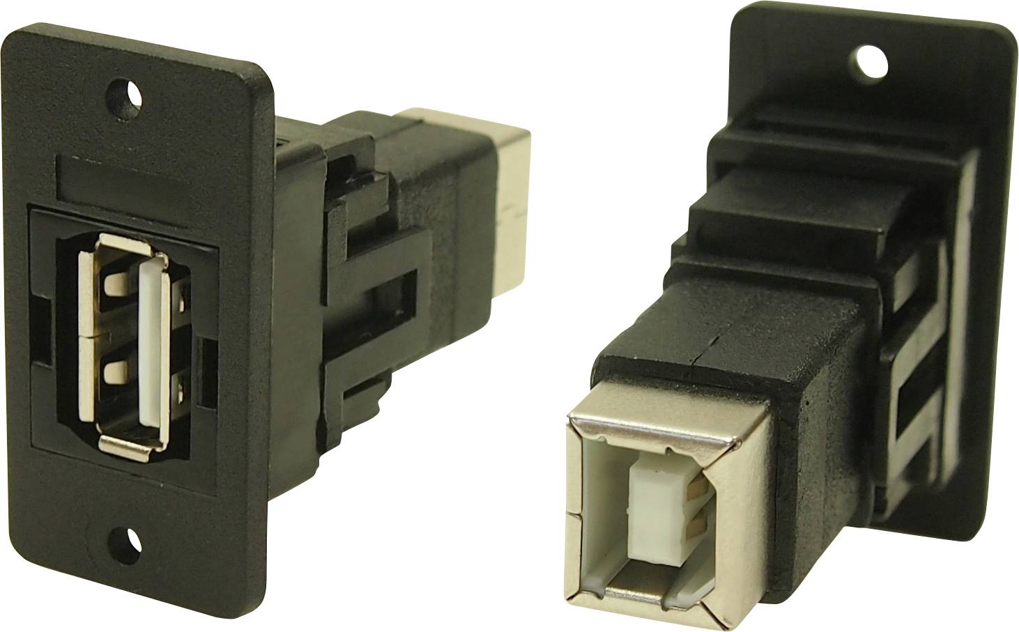 Adapter, Socket, built-in USB socket type A - USB socket type B. CP30609NX Cliff Content: 1 pc(s)