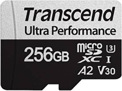 Transcend microSDXC 340S microSDHC card 256 GB Class 10, Class 3 UHS-I