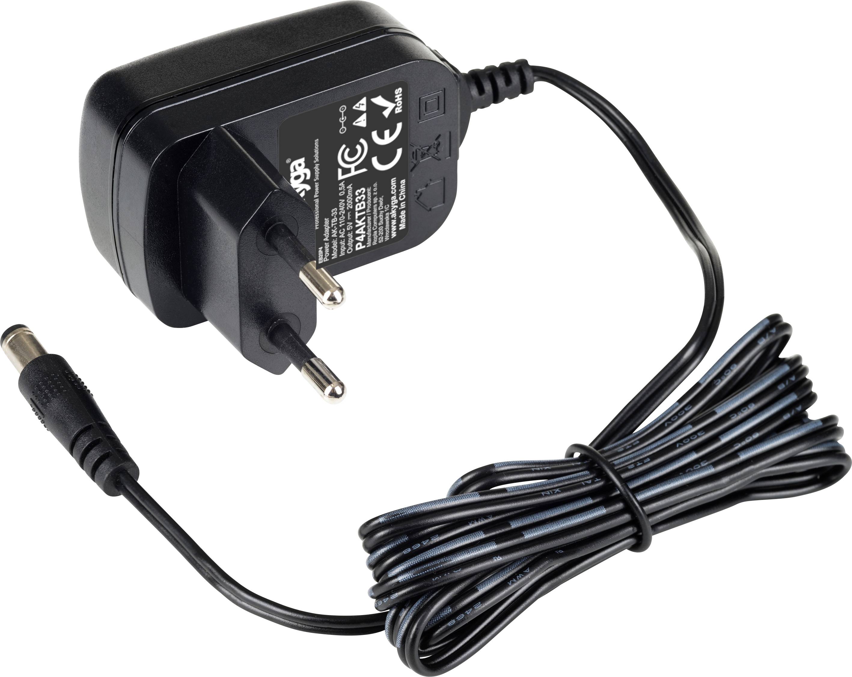 Akyga AK-TB-33 Mains PSU (fixed voltage) 5 V 2 A 10 W