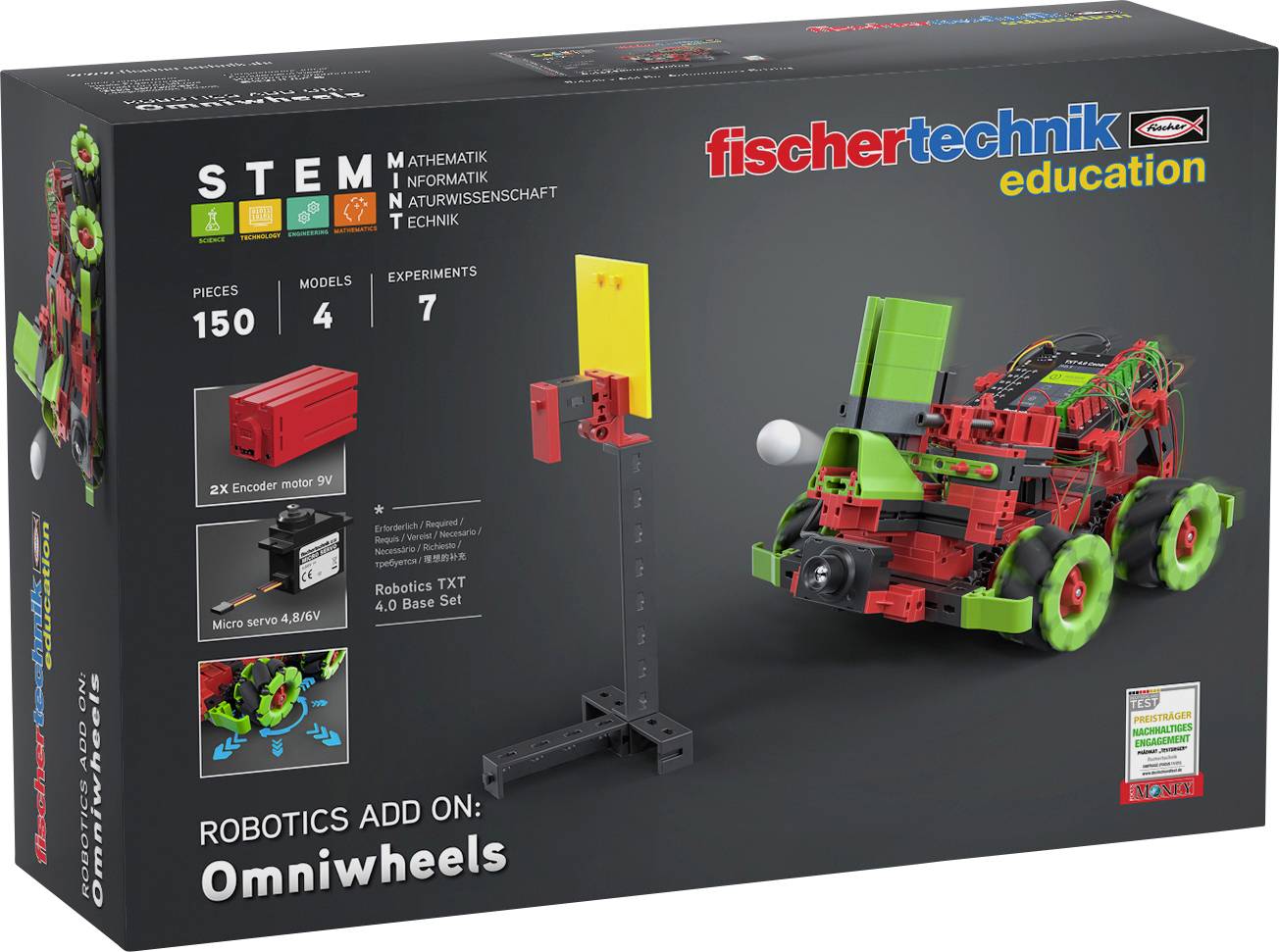fischertechnik education Robot expansion module Robotics: Add On Omniwheels 559898