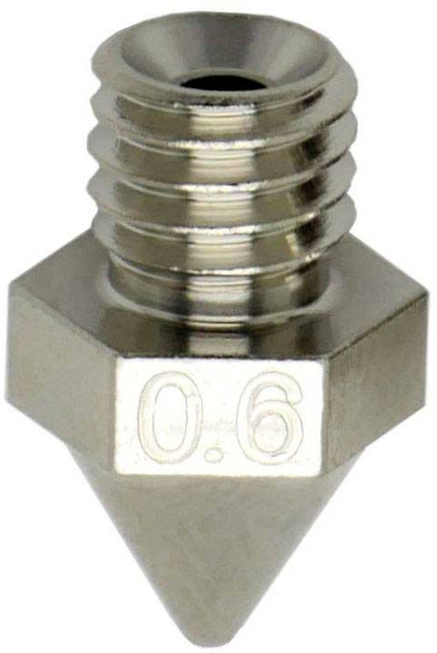 FabConstruct Nozzle RAISE3D Pro2 Plated Copper 0.6 mm Nozzle RN35366