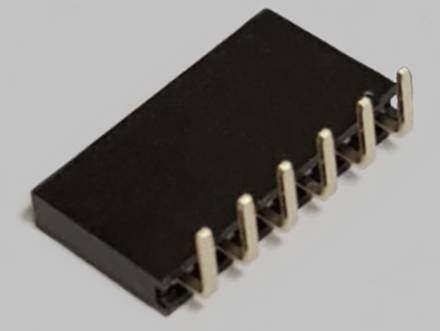 BKL Electronic SIL socket (standard) No. of rows: 1 Pins per row: 6 10122215 Tray