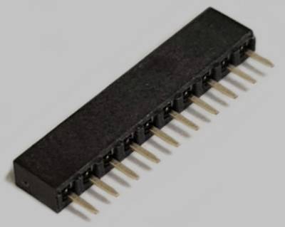 BKL Electronic SIL socket (standard) No. of rows: 1 Pins per row: 10 10120788 Tray