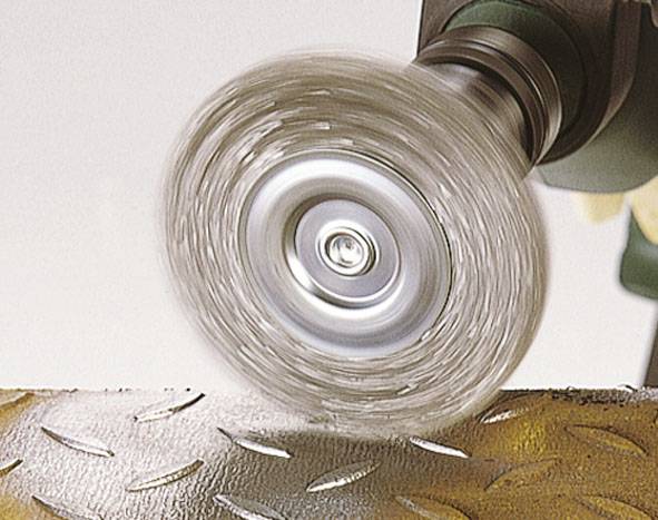 Wolfcraft Steel wire disc brush 2101000 1 pc(s)