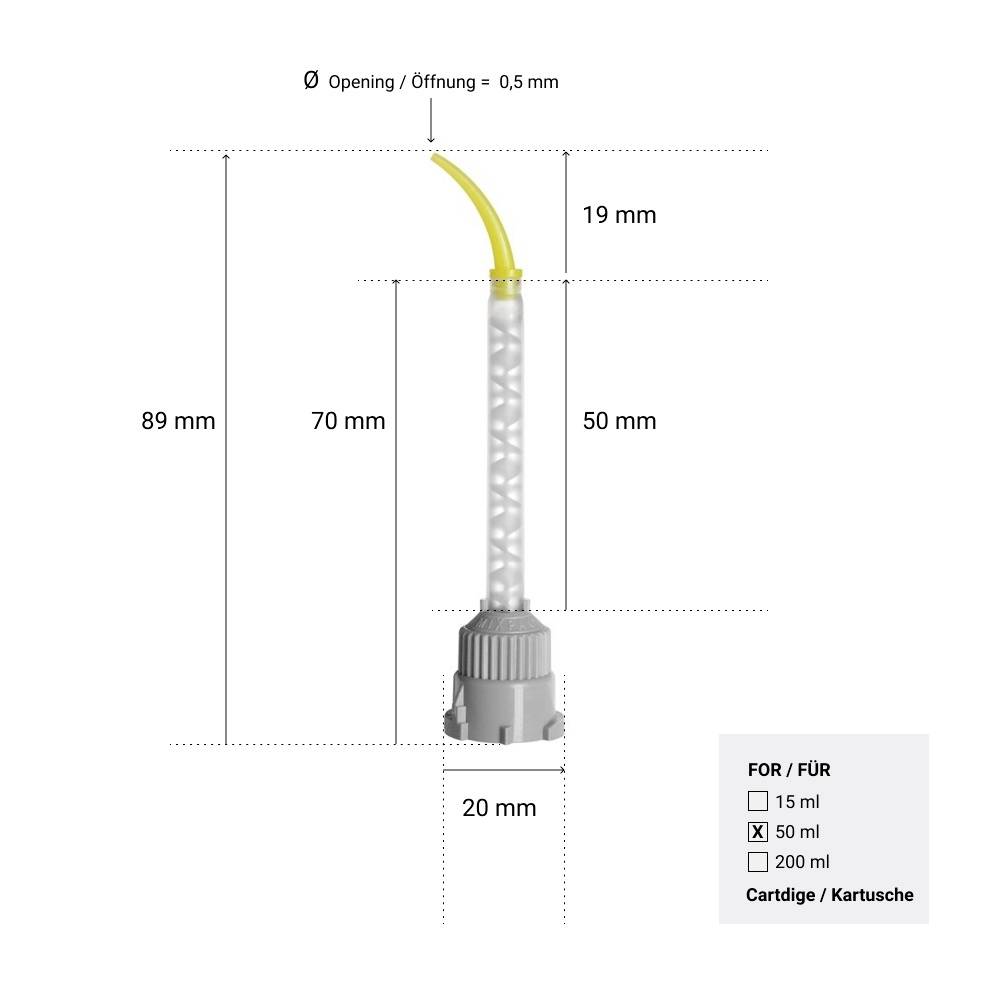 UHU 46760 Static mixer 10 pc(s)