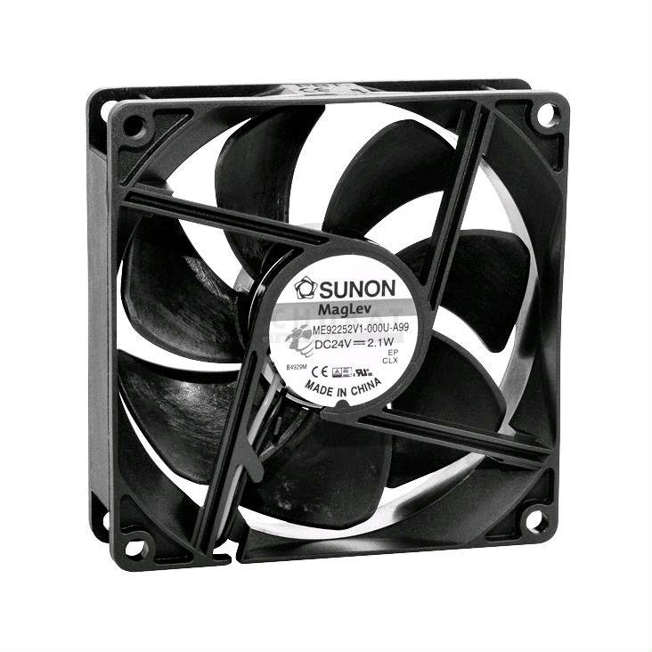 Sunon EE92251B1-A99 Axial fan 12 V DC 87.47 m³/h (L x W x H) 92 x 92 x 25 mm