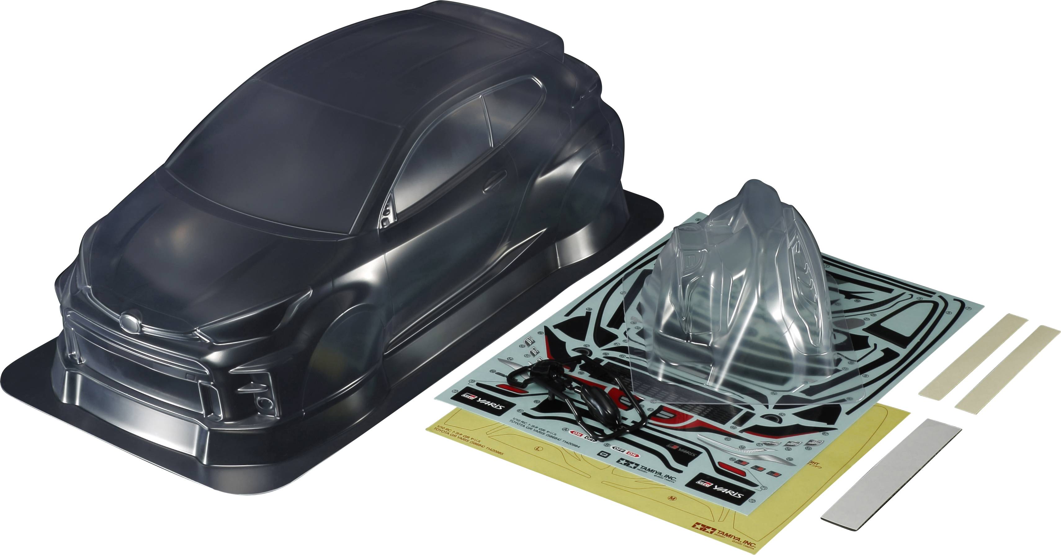 Tamiya 51656 1:10 Car body Toyota GR Yaris Street Unpainted