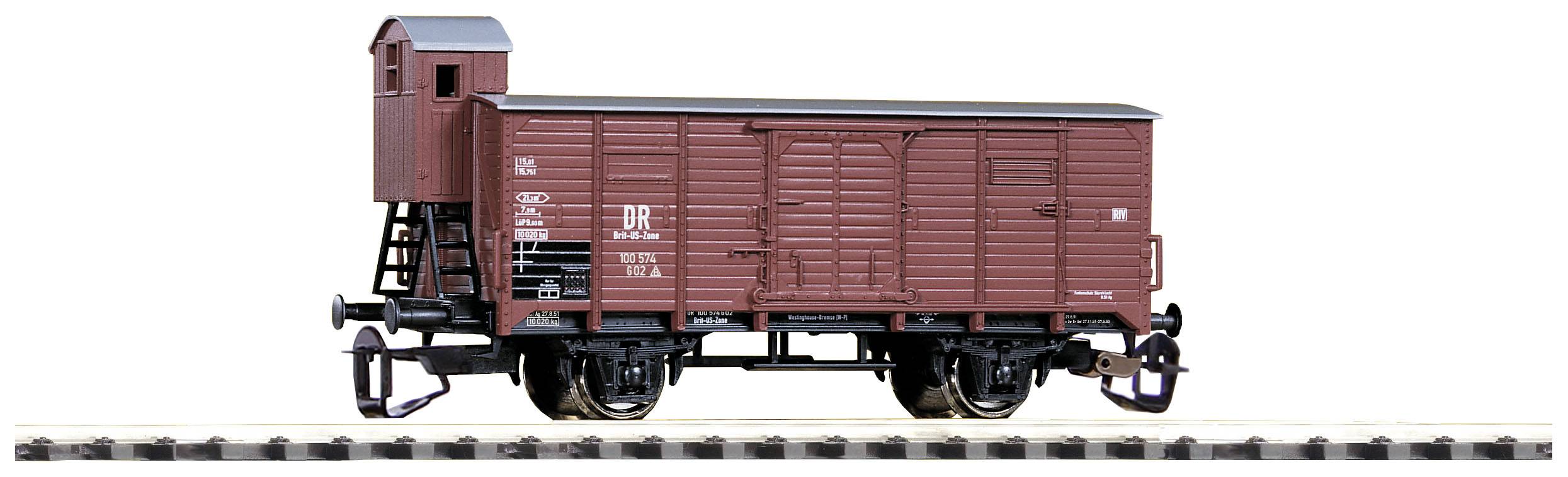 PIKO 47760 TT covered goods wagon G02 with brakeman's cab of DR With brakeman's cab