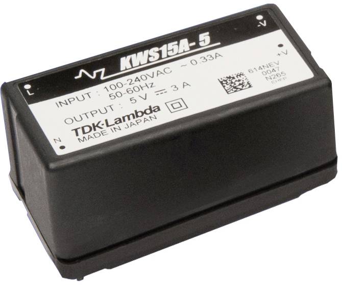 TDK-Lambda KWS15A-12 AC/DC PSU (print) 12 V 1.3 A 15.6 W